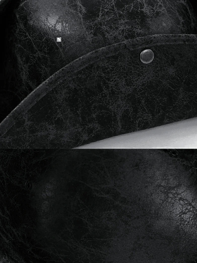 Pirate Triangle Leather Hat