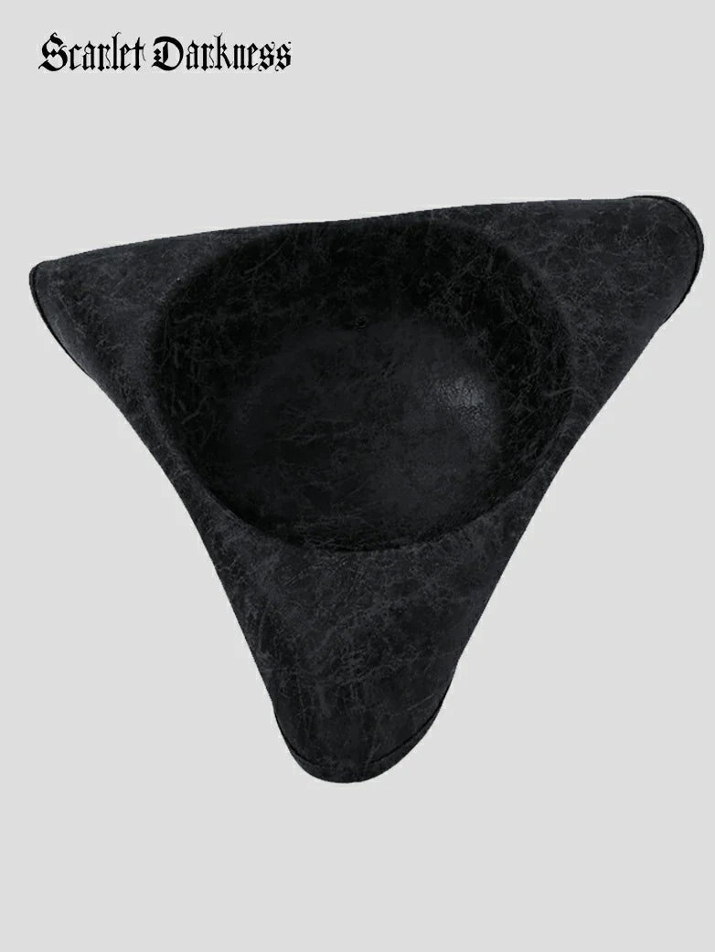 Pirate Triangle Leather Hat
