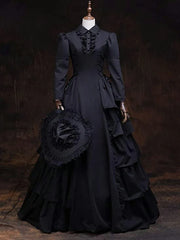 Victorian Gothic Multi-Layer Ball Gown