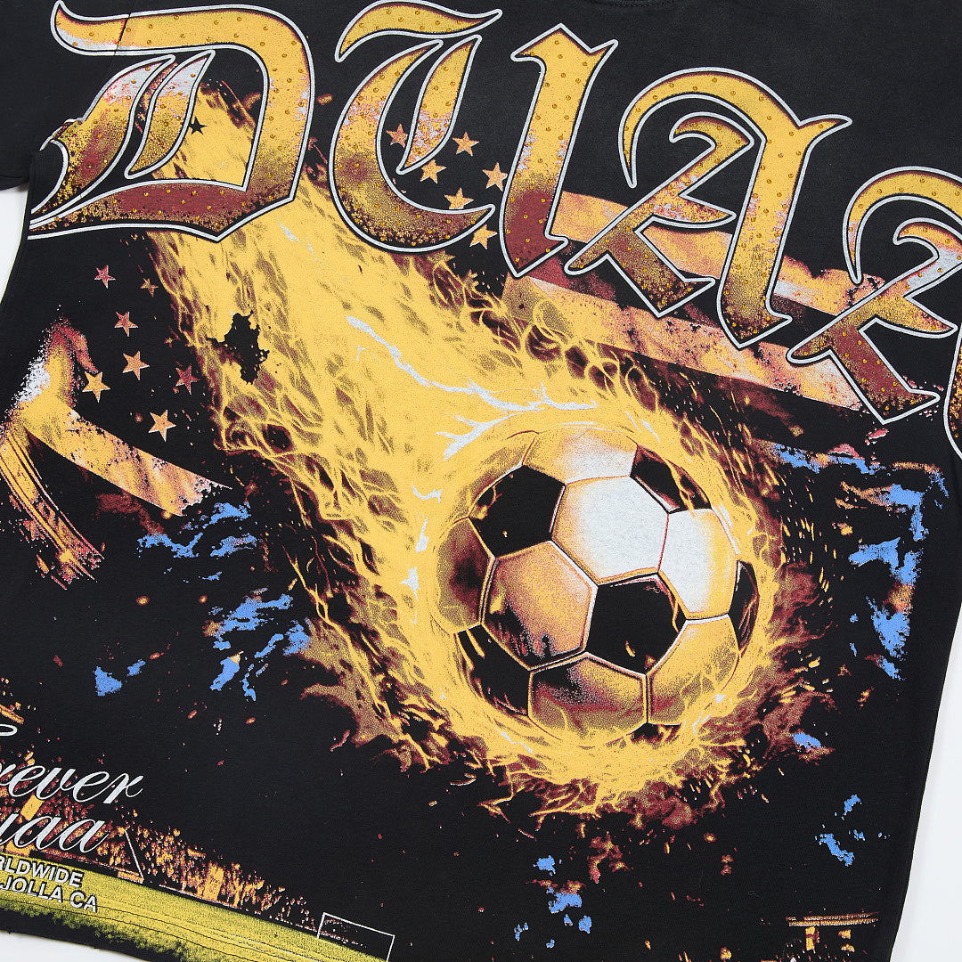 DUAA Futbol Fire Graphic Tee