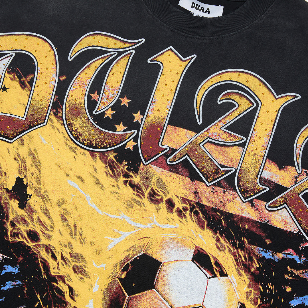 DUAA Futbol Fire Graphic Tee