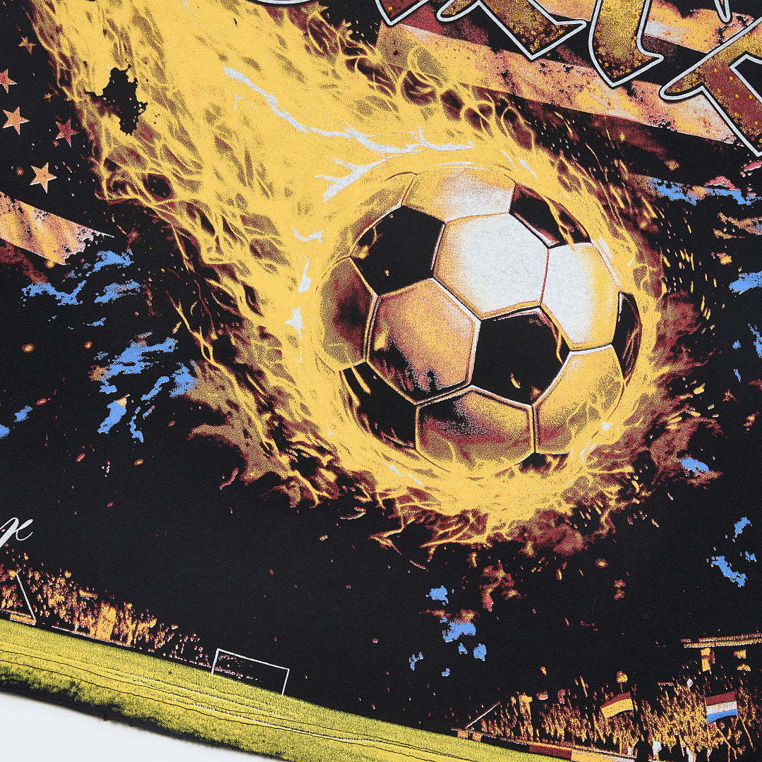 DUAA Futbol Fire Graphic Tee