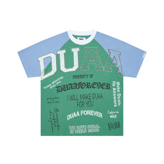 DUAA Court Text Raglan Tee