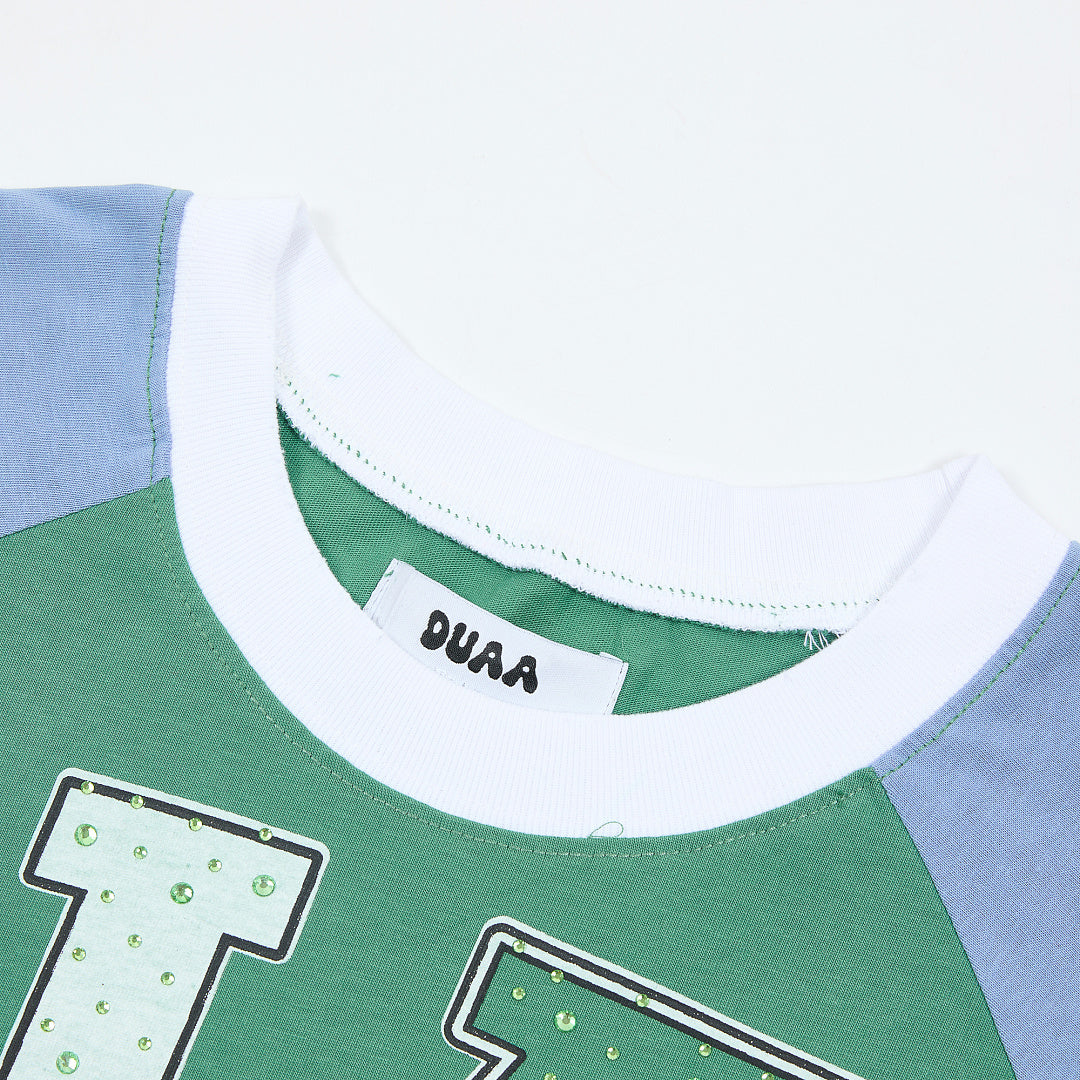 DUAA Court Text Raglan Tee
