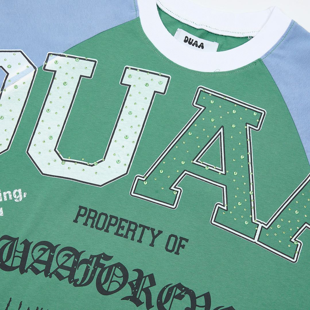 DUAA Court Text Raglan Tee