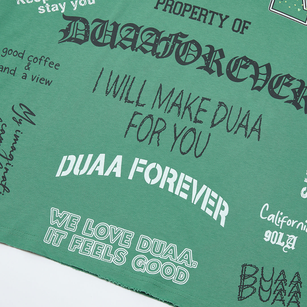 DUAA Court Text Raglan Tee