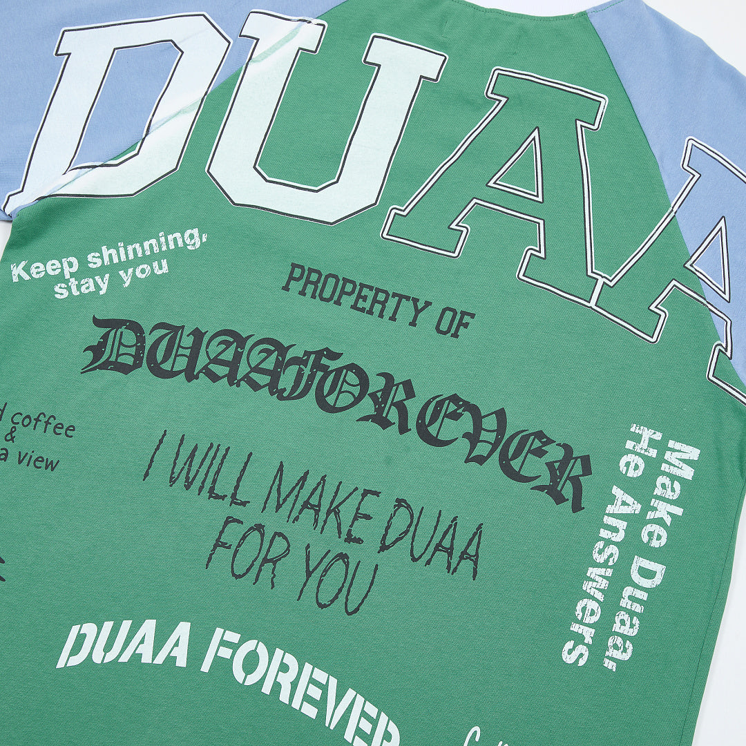 DUAA Court Text Raglan Tee