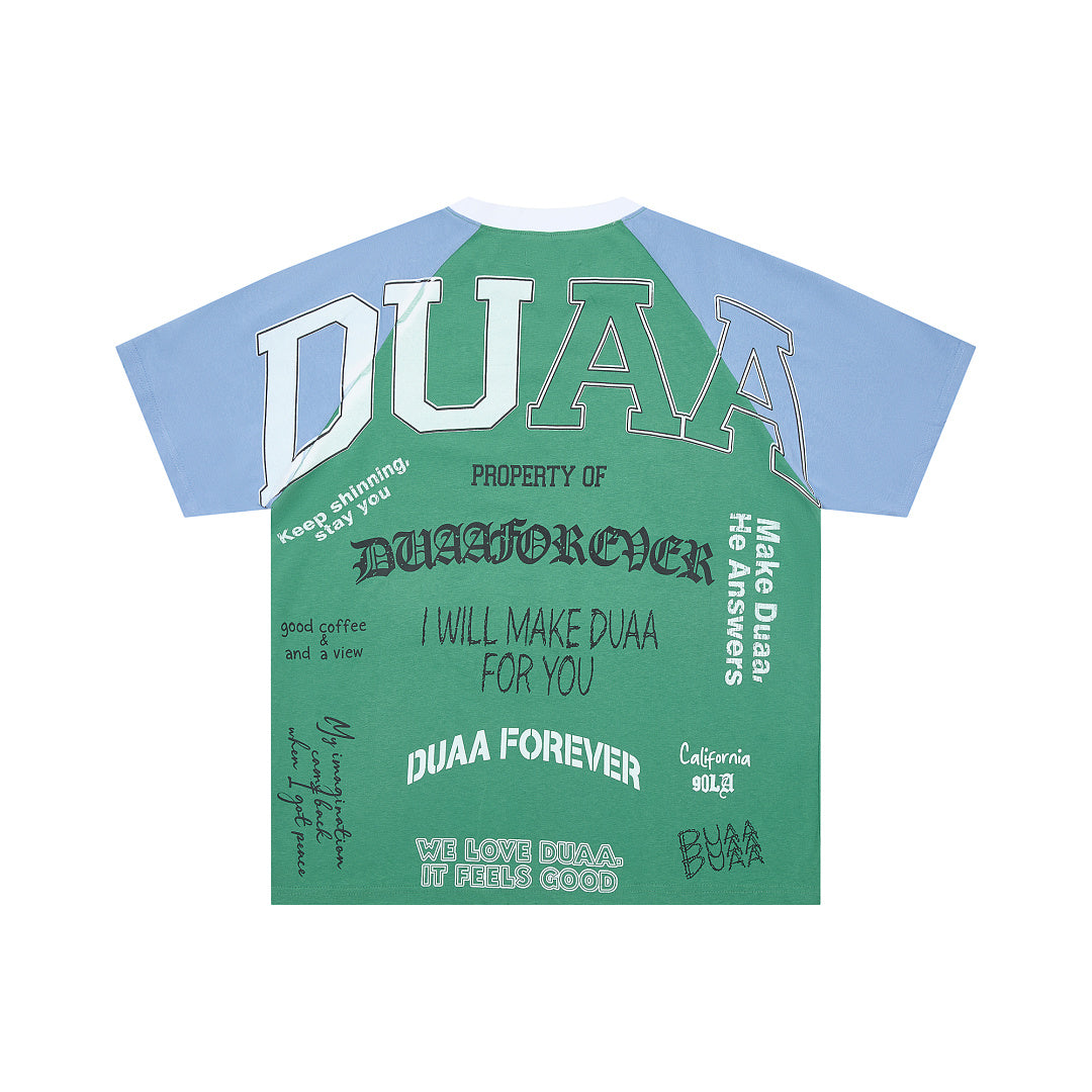 DUAA Court Text Raglan Tee