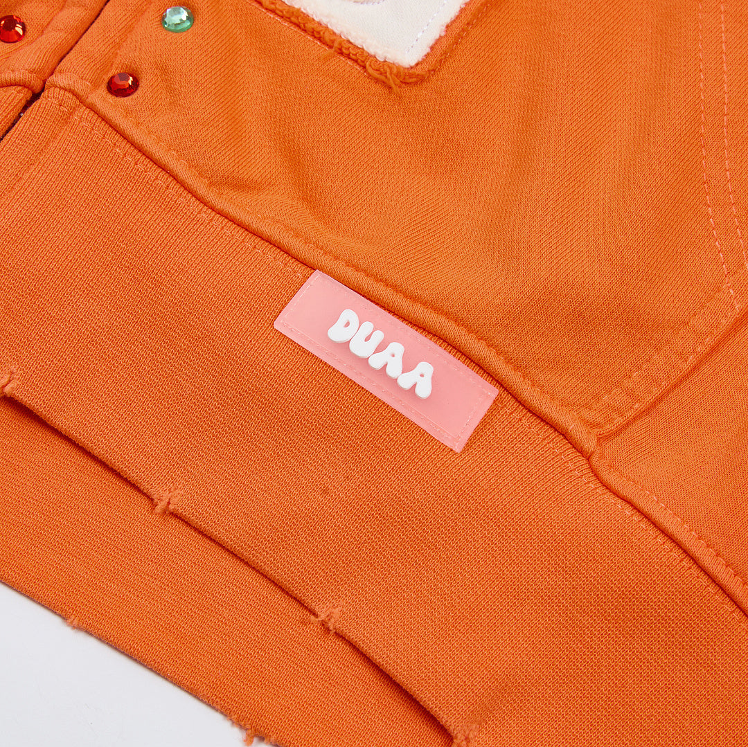 DUAA #33 Studded Zip Hoodie