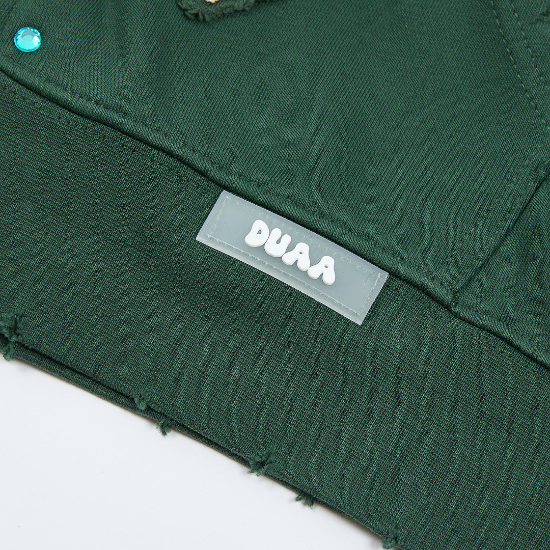 DUAA #33 Studded Zip Hoodie
