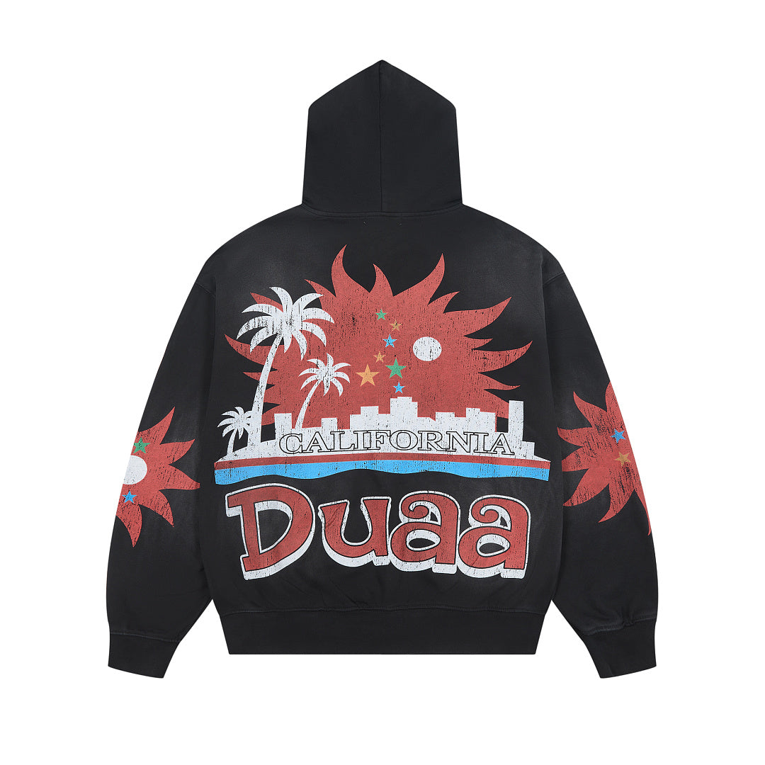 DUAA California Sunset Zip Hoodie
