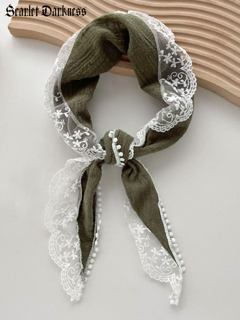 Cottagecore Cotton Scarf Turban