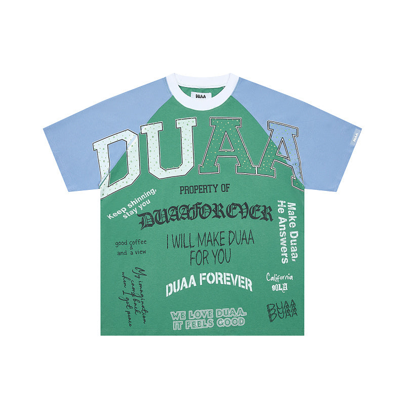 DUAA Court Text Raglan Tee