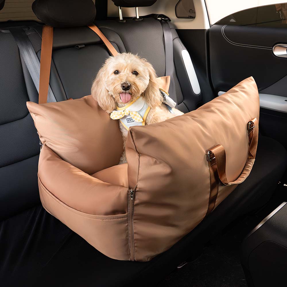 Waterproof ISOFIX Dog Car Seat Bed with LATCH System - First Class