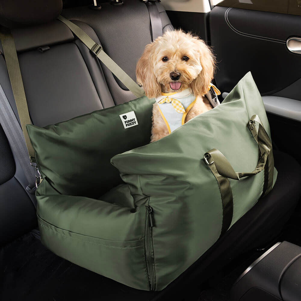 Waterproof ISOFIX Dog Car Seat Bed with LATCH System - First Class