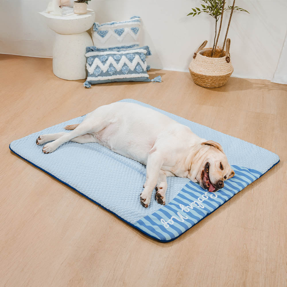 Large Washable Cooling Non-slip Dog Mat for Crate