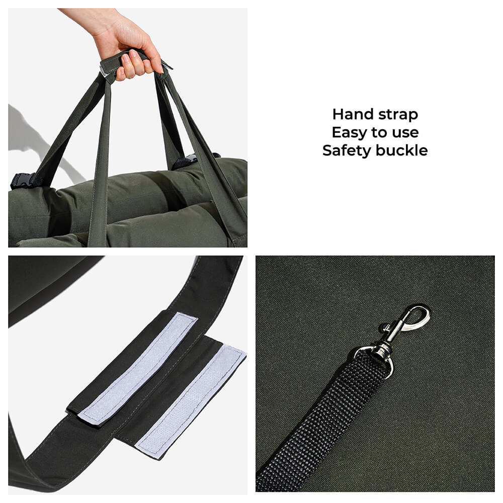 Portable ISOFIX Dog Car Seat Bed with LATCH System