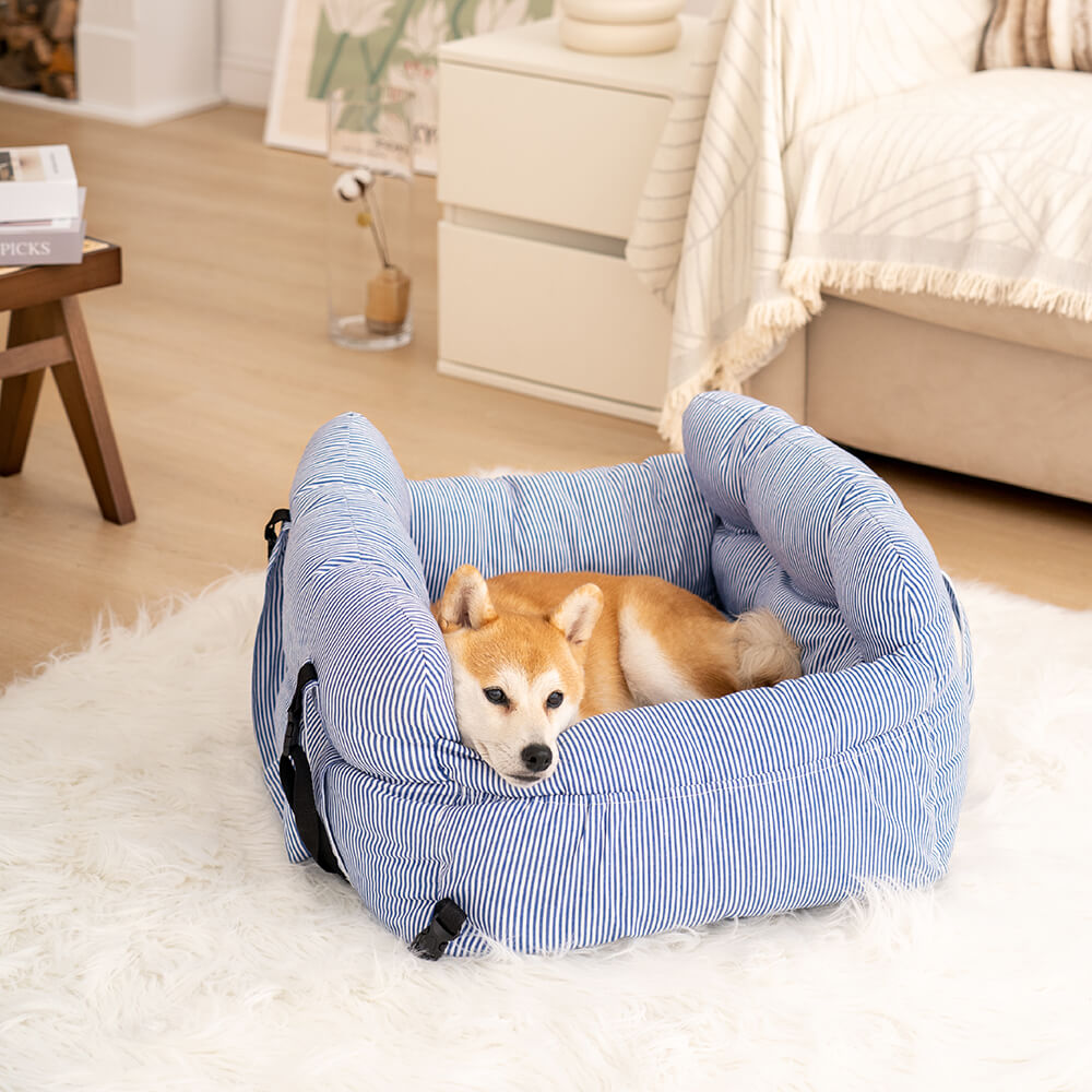 Portable ISOFIX Dog Car Seat Bed with LATCH System