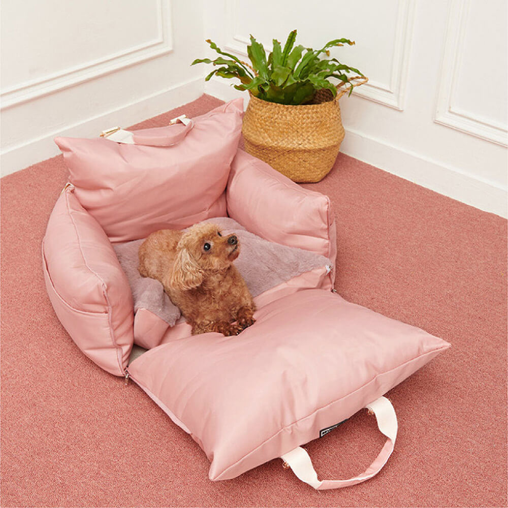 Waterproof Dog Car Seat Bed - Roadtrip
