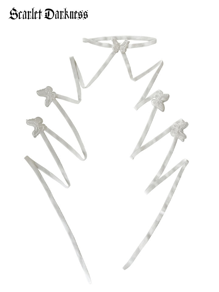 Goth Butterfly Legs Harness Strap