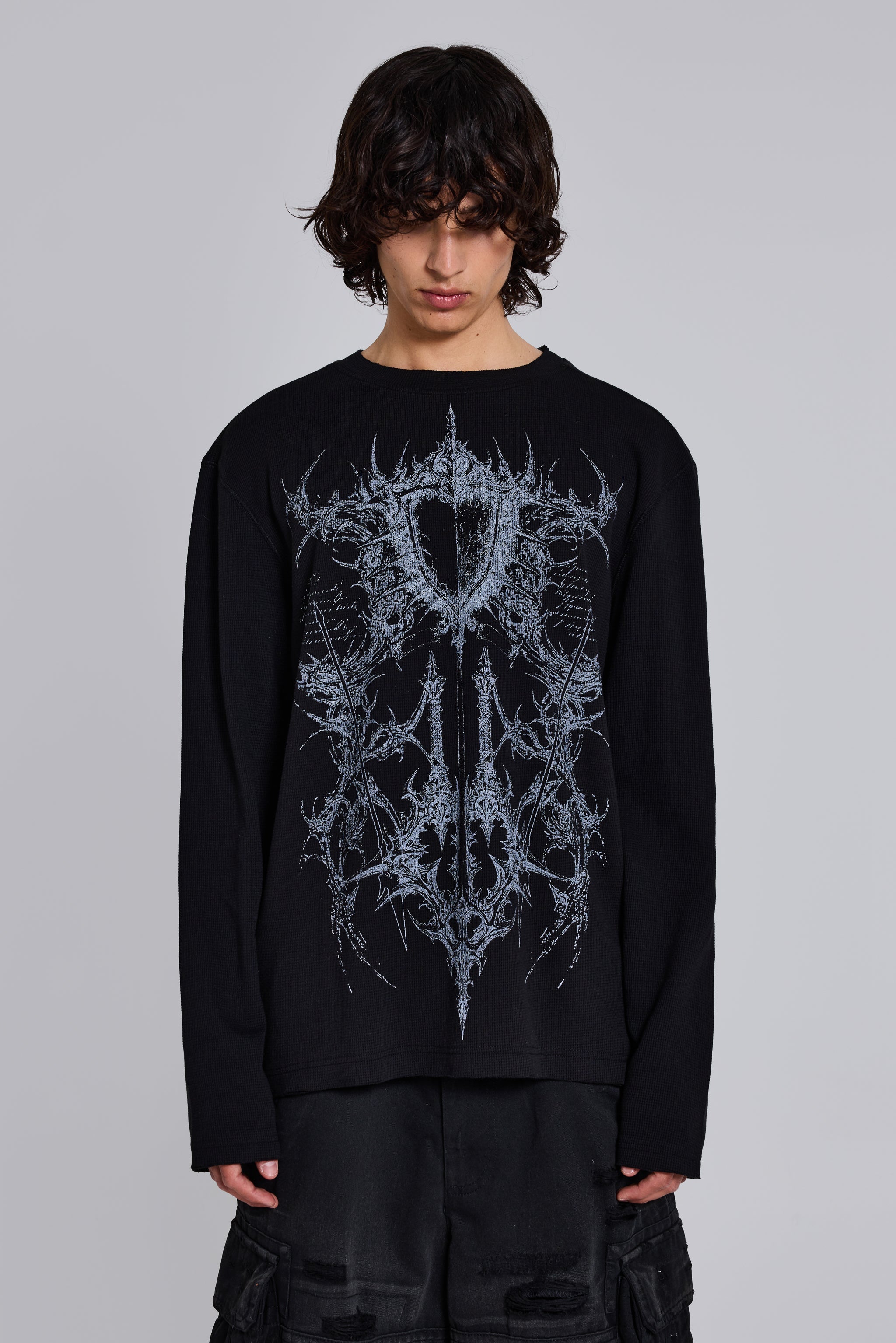 Kasper Digi Waffle Black T-Shirt