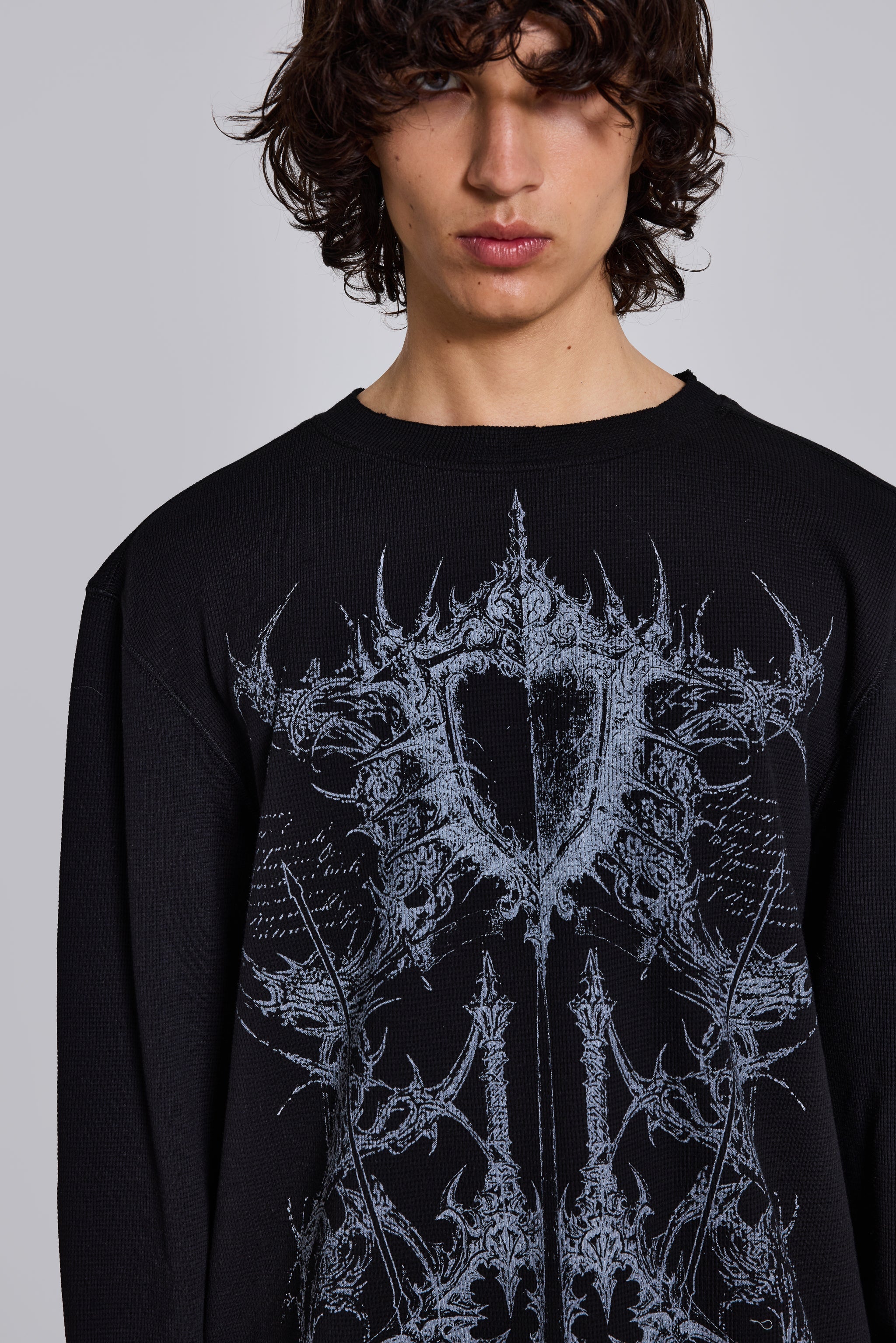Kasper Digi Waffle Black T-Shirt