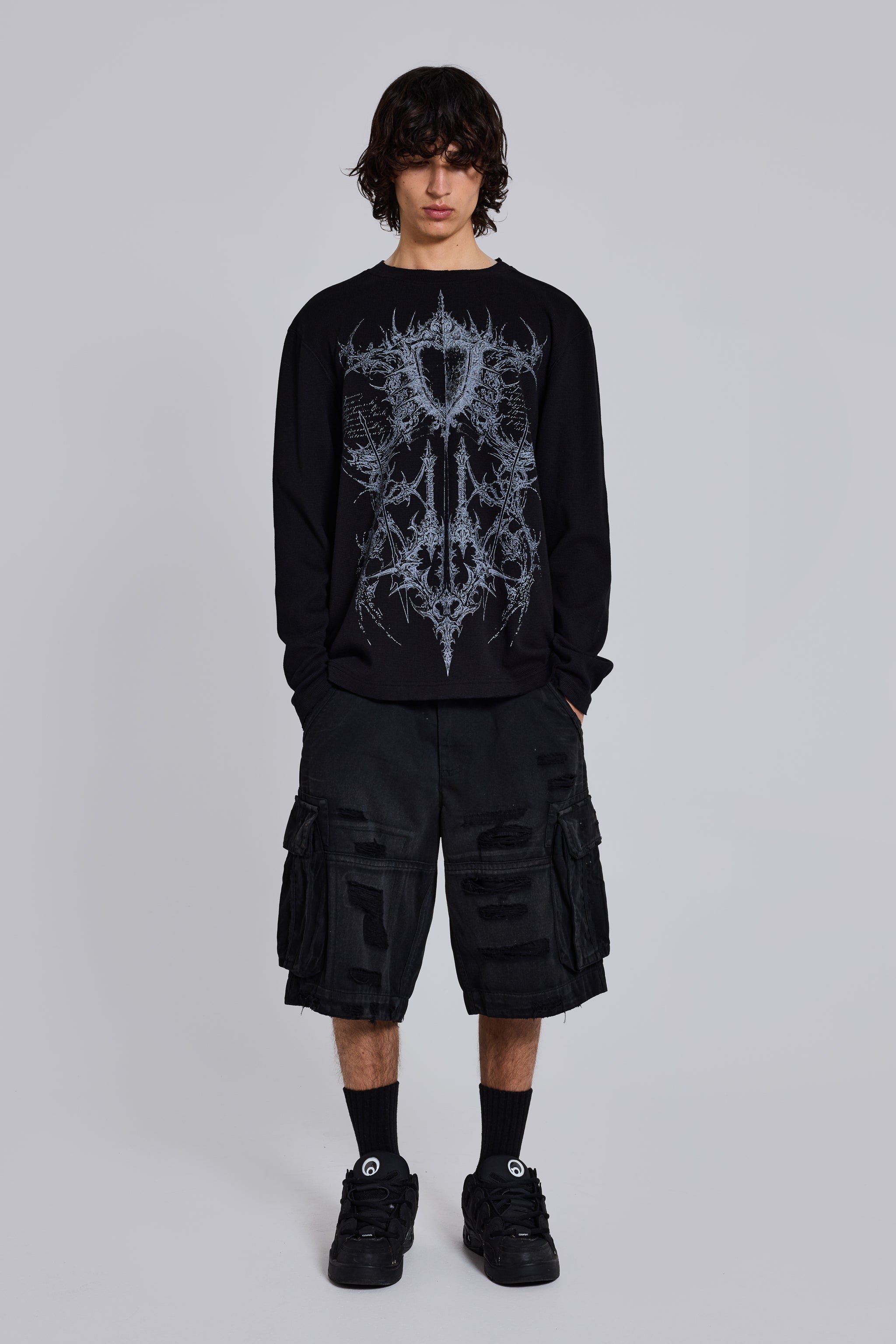 Kasper Digi Waffle Black T-Shirt