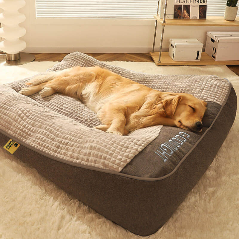Large Outdoor Scratch-resistant Spine Protection Dog Cushion Bed