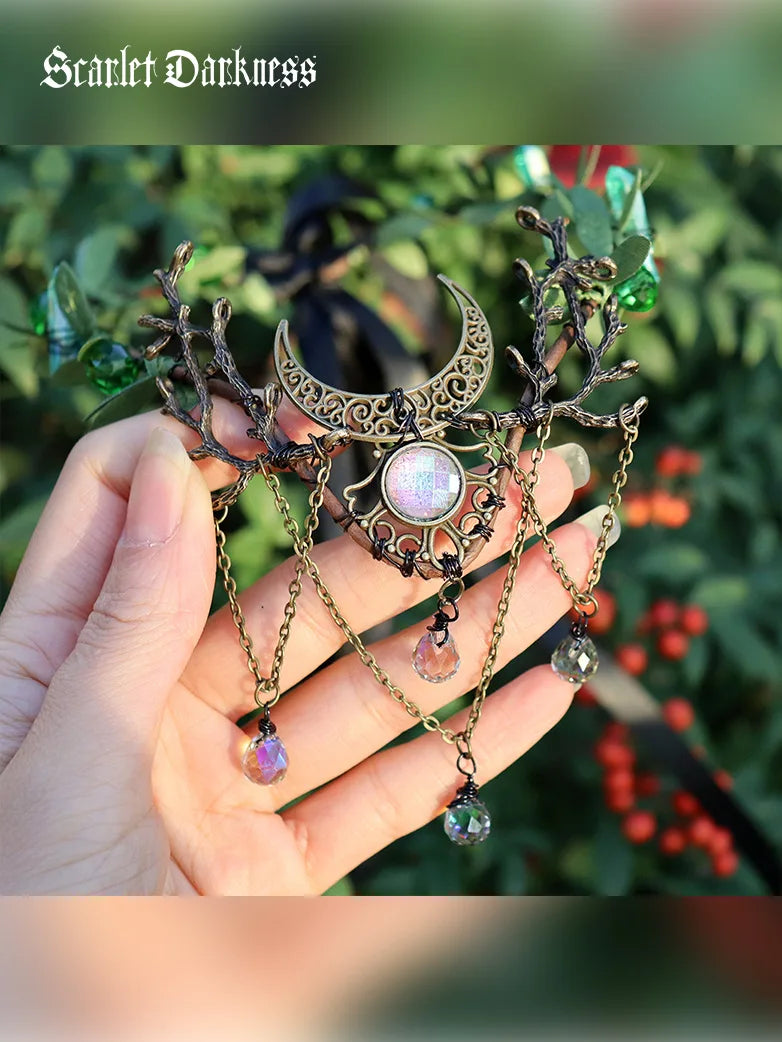 Mediaeval Wiccan Moon Crown