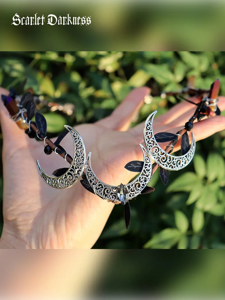 Mediaeval Wiccan Moon Crown