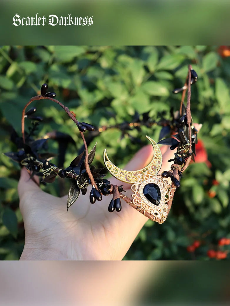 Mediaeval Wiccan Moon Crown