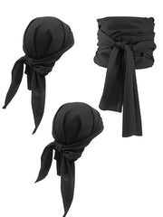 Pirate Canvas Bandana and Belt Set