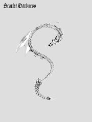 Retro Punk Flying Dragon Earrings