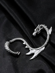 Retro Punk Flying Dragon Earrings