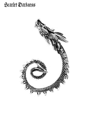 Medieval Dragon Ear Cuff 1pcs