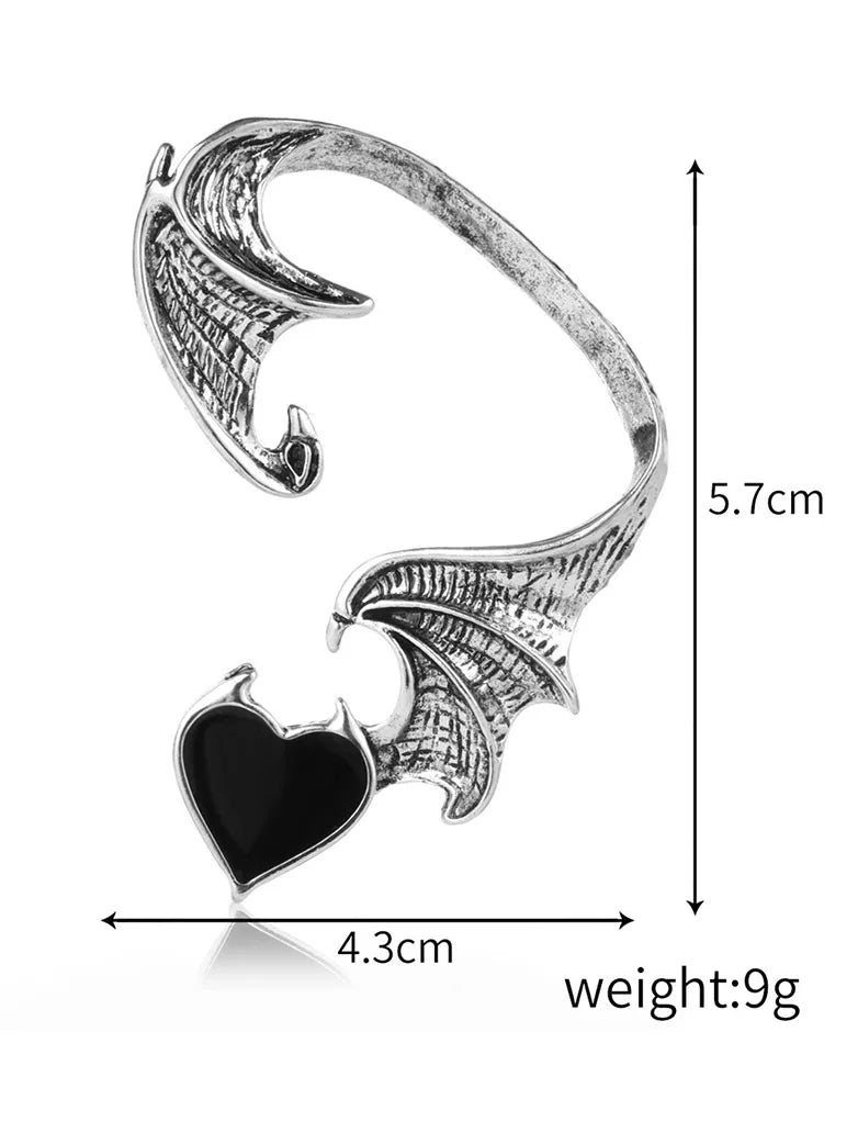 Medieval Dragon Ear Cuff 1pcs