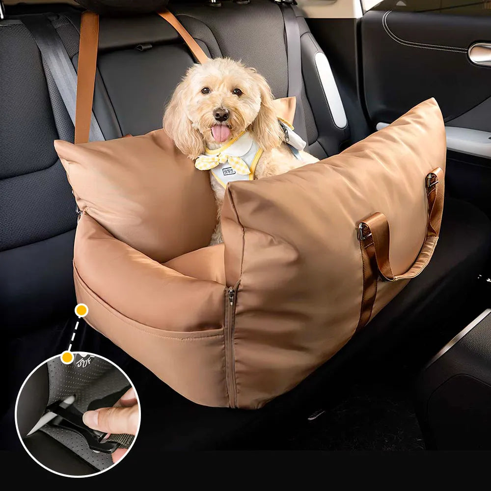 ISOFIX Dog Car Seat Bed with LATCH System - First Class
