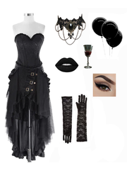 Gothic Vampire Gemstone Necklace