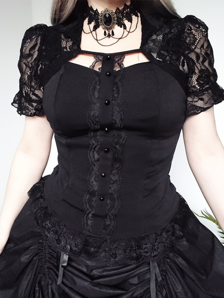 Gothic Vampire Gemstone Necklace