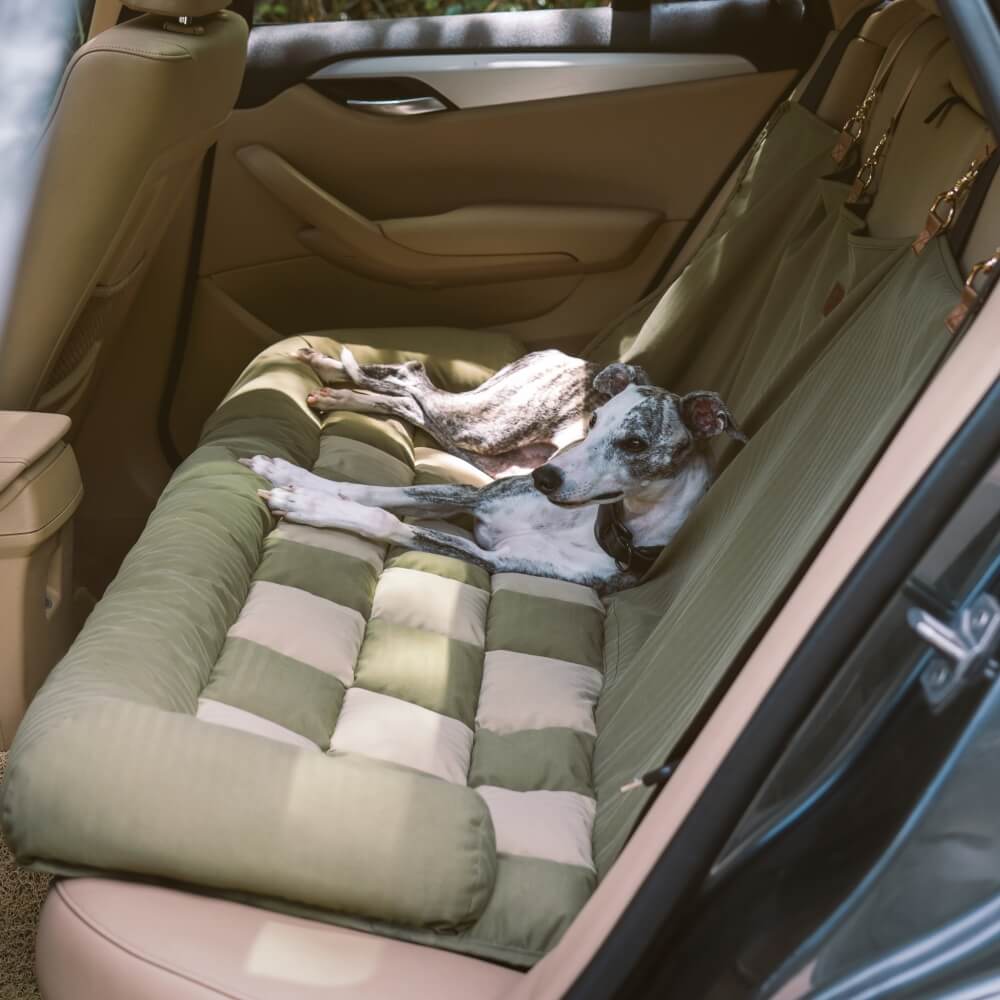 Travel Bolster Safety Back Seat Large Dog Car Seat Bed - Roadtrip