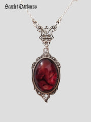 Gothic Vampire Dark Eye Necklace