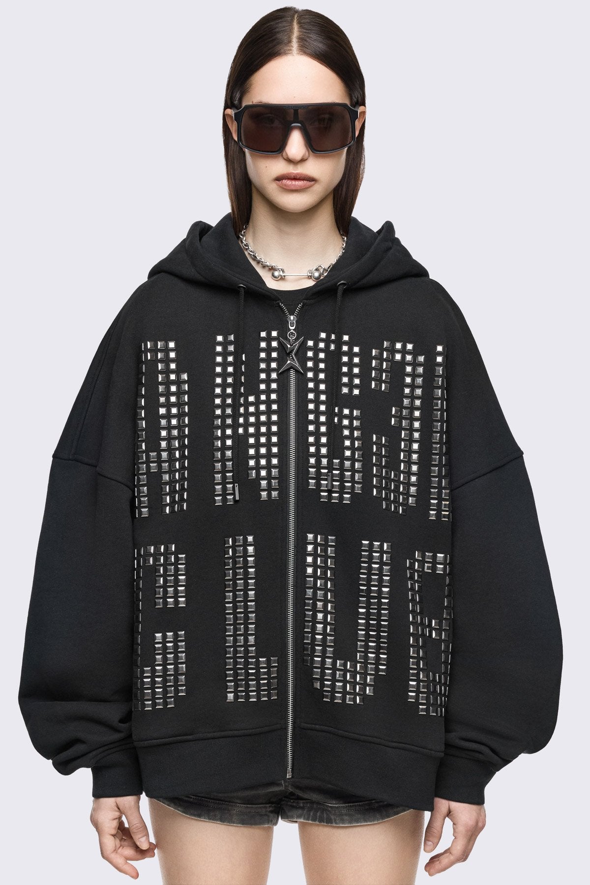 Angel Club Zip Up Hoodie