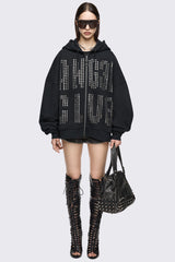 Angel Club Zip Up Hoodie