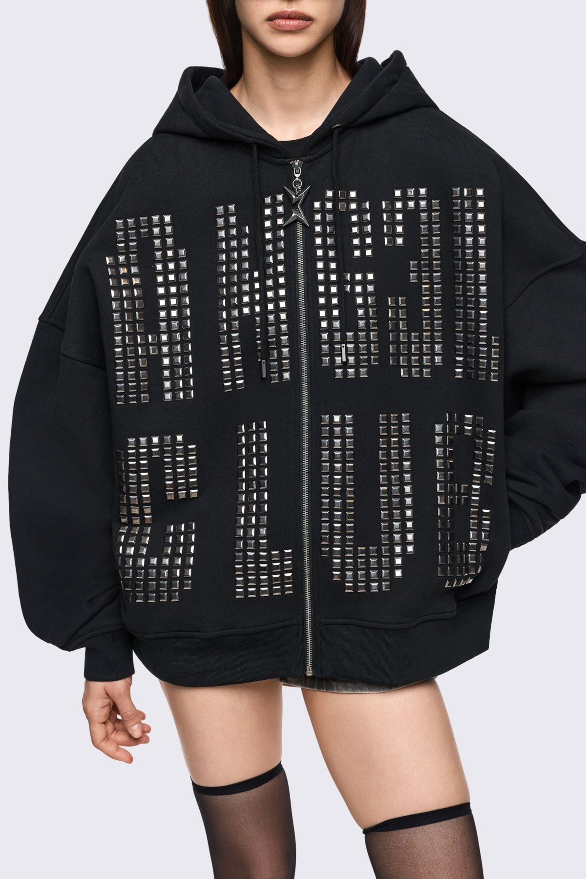Angel Club Zip Up Hoodie