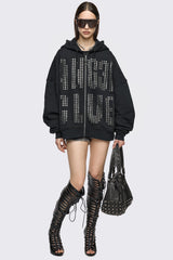 Angel Club Zip Up Hoodie