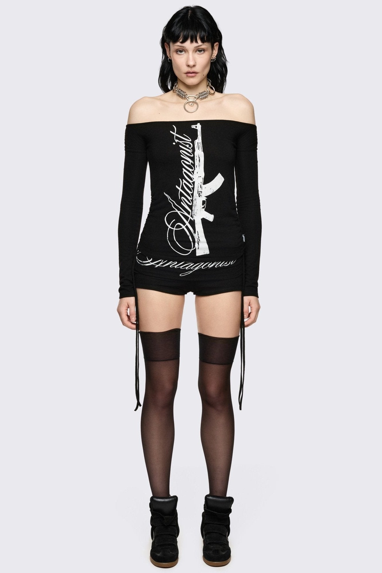 Antagonist Off-Shoulder Top