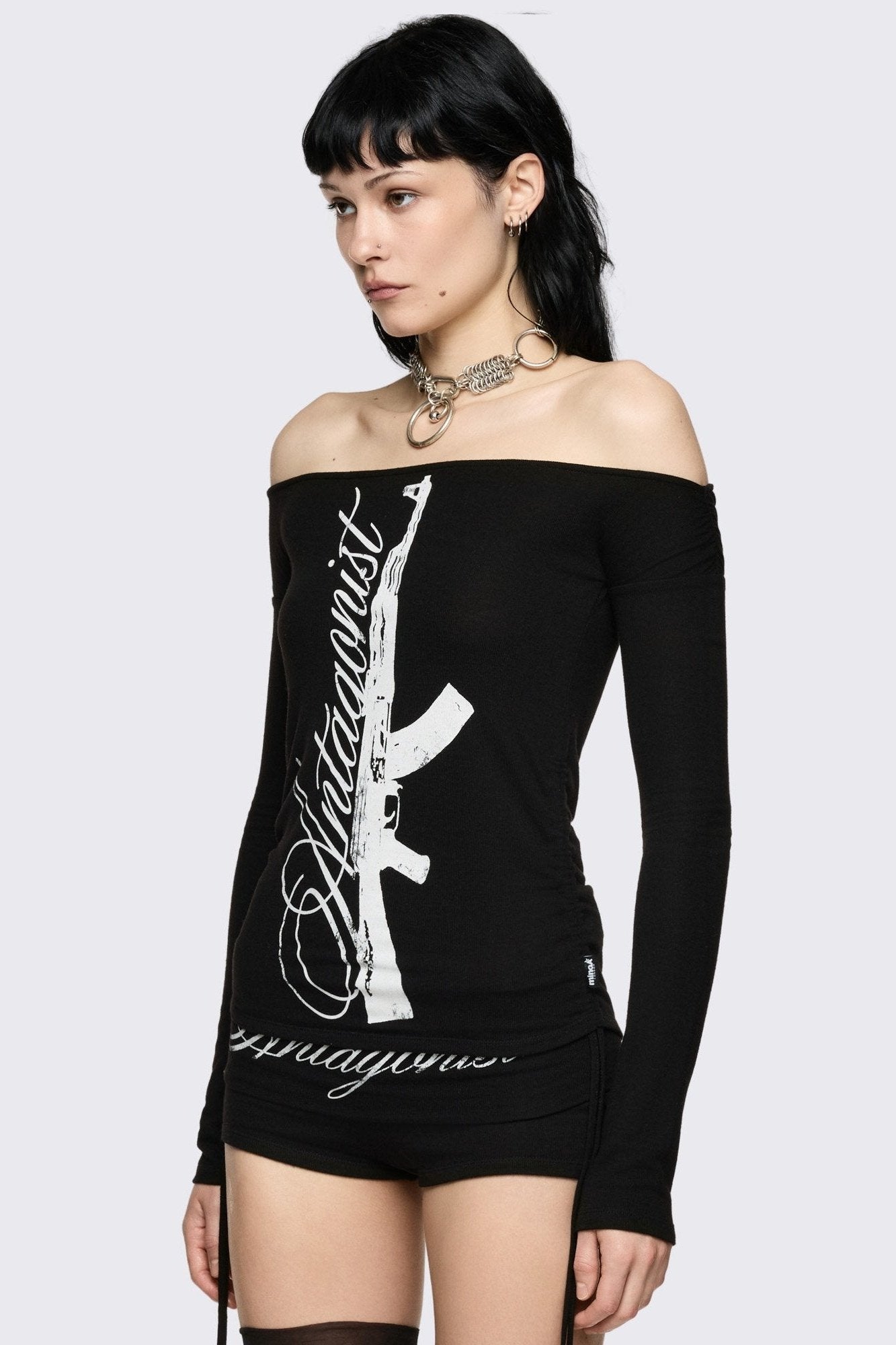 Antagonist Off-Shoulder Top