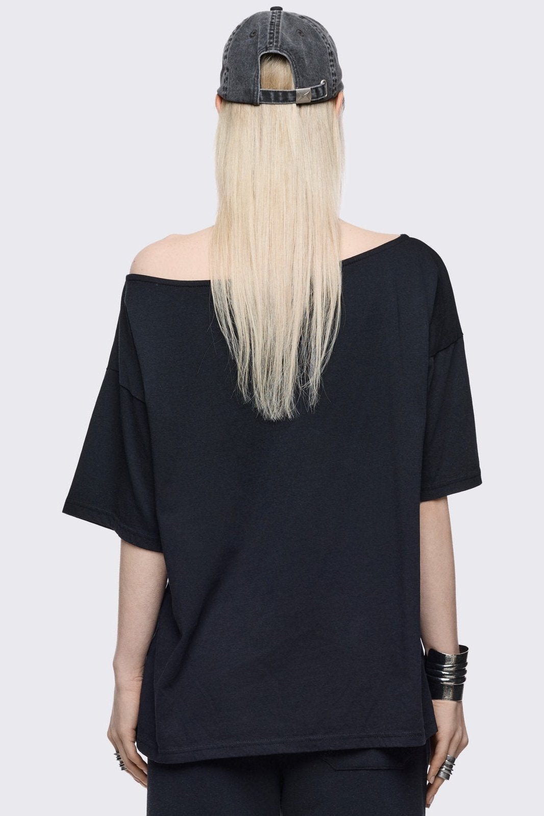 Crown of Swords Off-Shoulder T-Shirt
