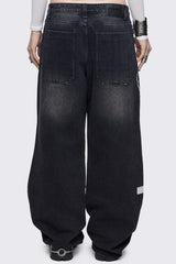 Ephemeral Graphic Baggy Jeans