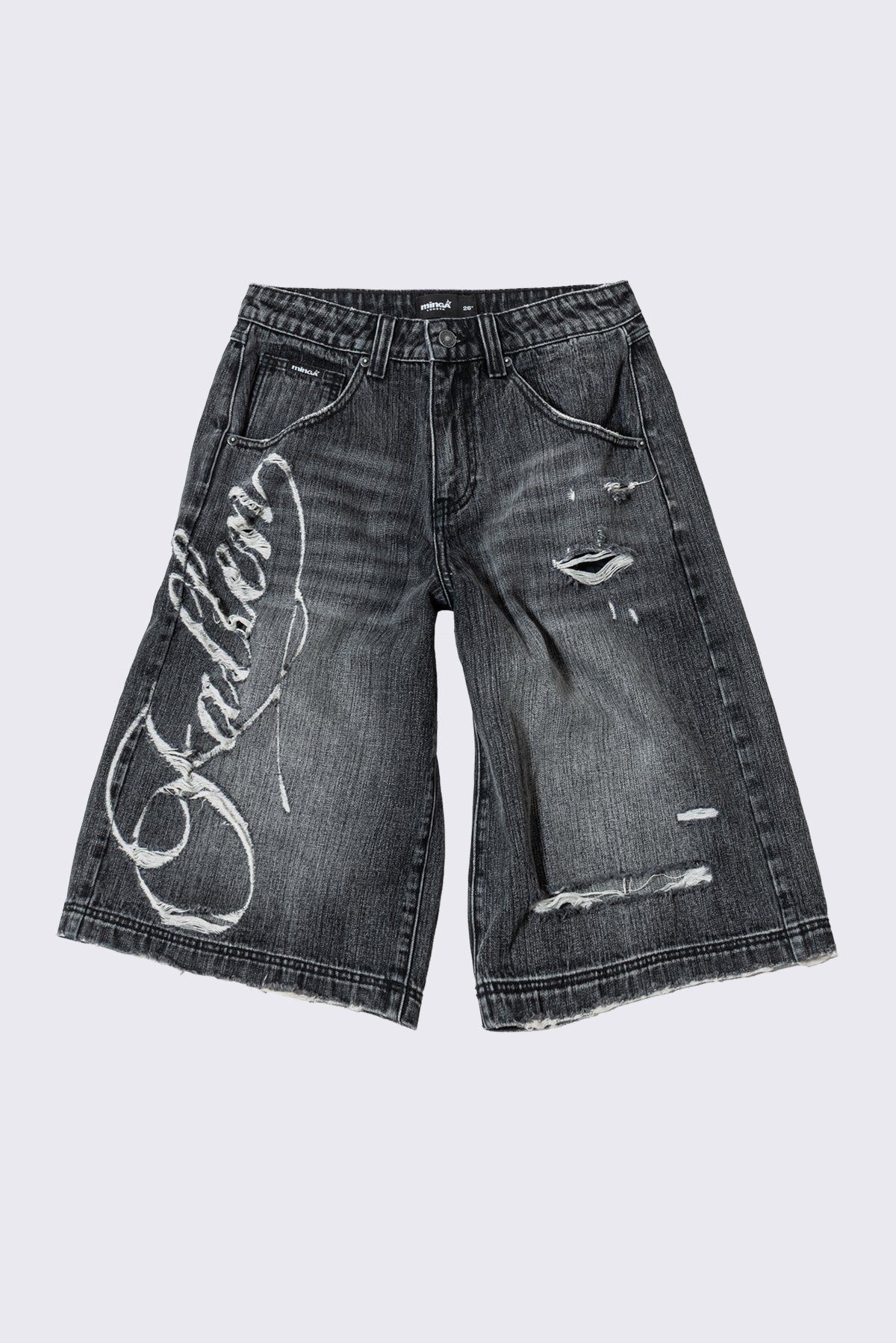 Fallen Distressed Jorts
